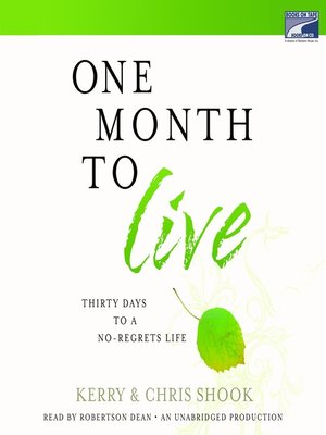cover image of One Month to Live
